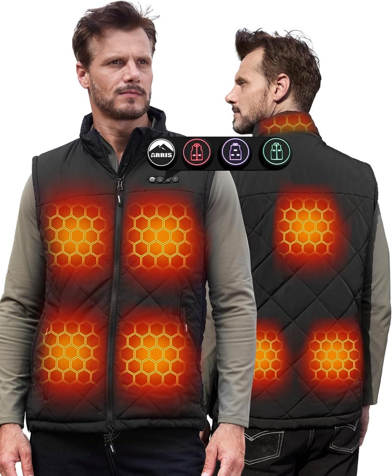 ARRIS Heated Vest with Patented Size Adjustable Design For Men and Women - Image 1